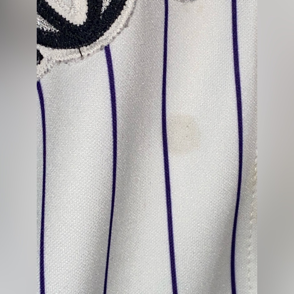 Vintage Colorado Rockies Baseball Jersey Russell Athletic Diamond Collection - Picture 9 of 13